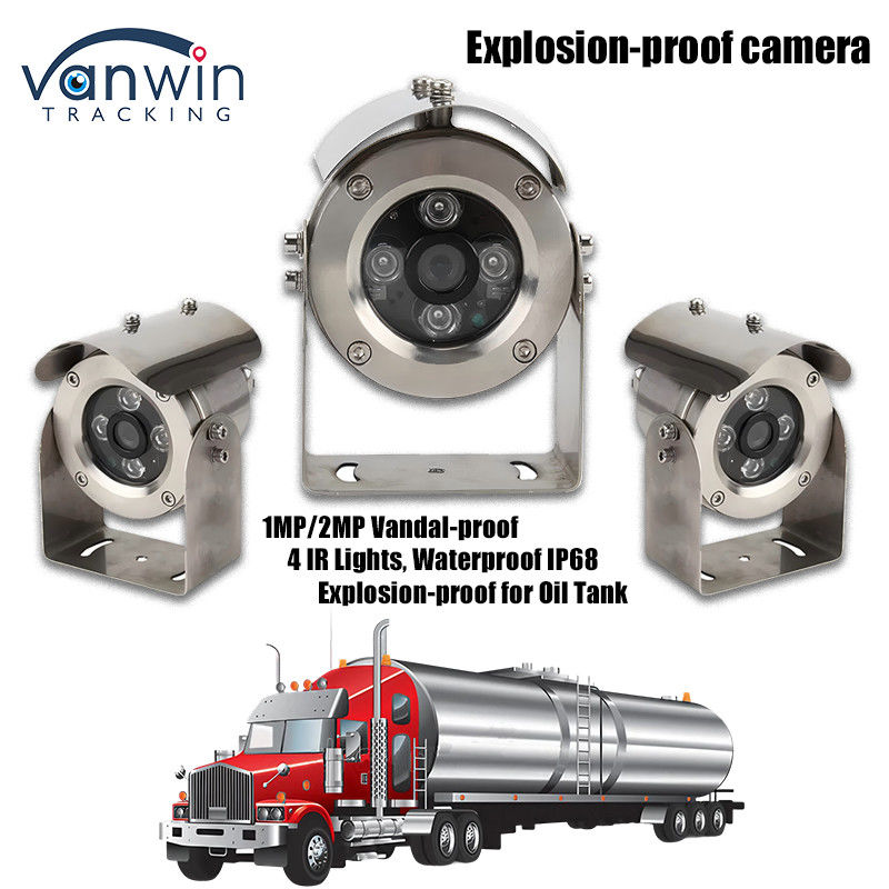 IP68 cámara a prueba de explosión de apariencia metálica con función anticorrosión para buques petroleros