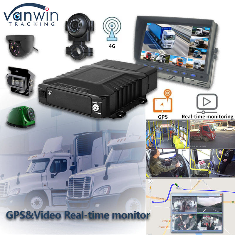 8CH Video vigilancia HDD DVR móvil con 4G GPS WIFI MDVR para el monitoreo en tiempo real