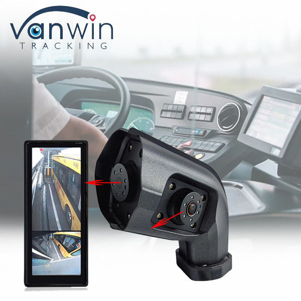 AHD 1080P DVR a prueba de agua 12.3 pulgadas frente trasero área ciega monitor de coche con cámara de vista lateral vista trasera