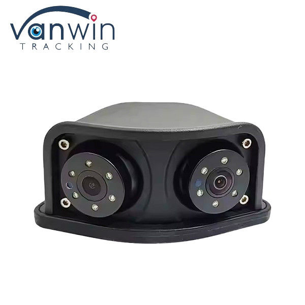 HD IR visión nocturna impermeable 1080P doble lente vista lateral área ciega vista trasera espejo vista trasera cámara de respaldo para autobús