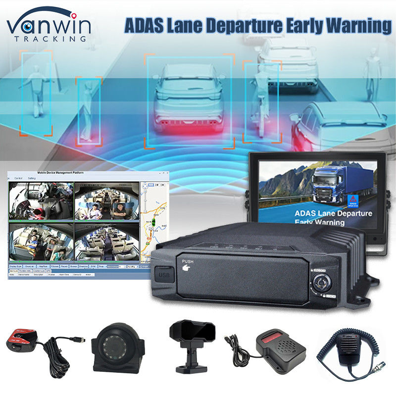 8CH 1080P Ai HDD DVR móvil Monitoreo y seguimiento en tiempo real 4G Ai Adas DMS MDVR Sistema de CCTV