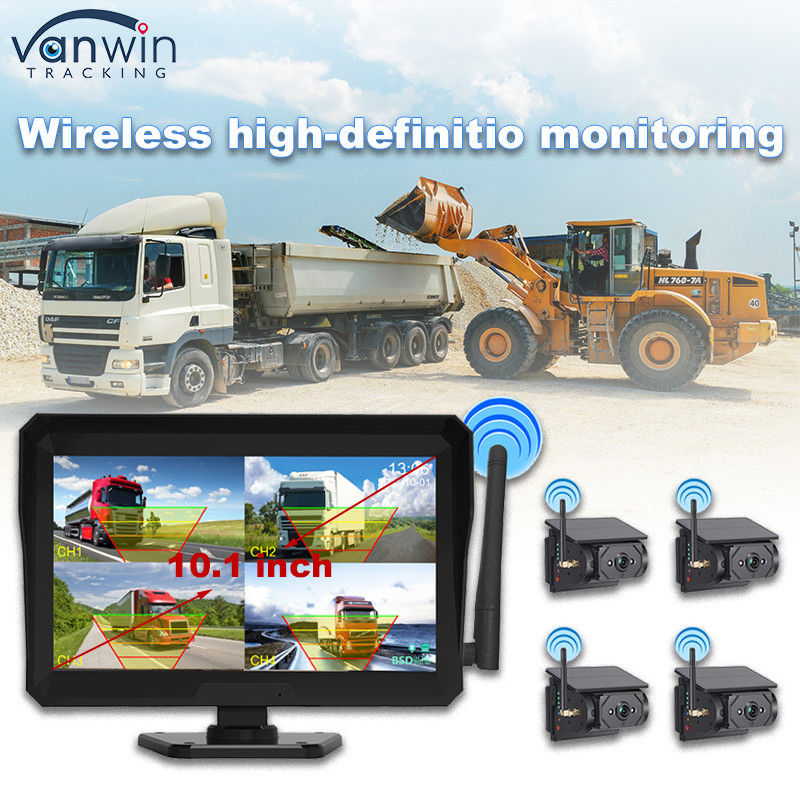 10.1 pulgadas de monitoreo de automóviles energía solar vigilancia inalámbrica sistema de CCTV seguridad de la cámara