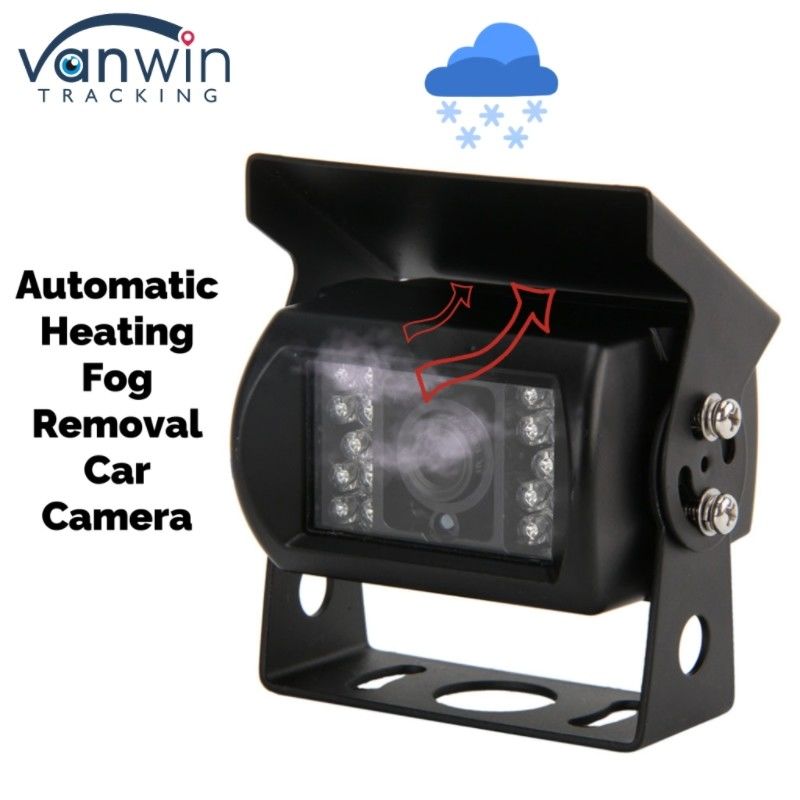 Alta calidad de impermeabilidad IP69K Cámara de coche resistente a los golpes con calefacción automática y desinfectante de niebla 4PIN