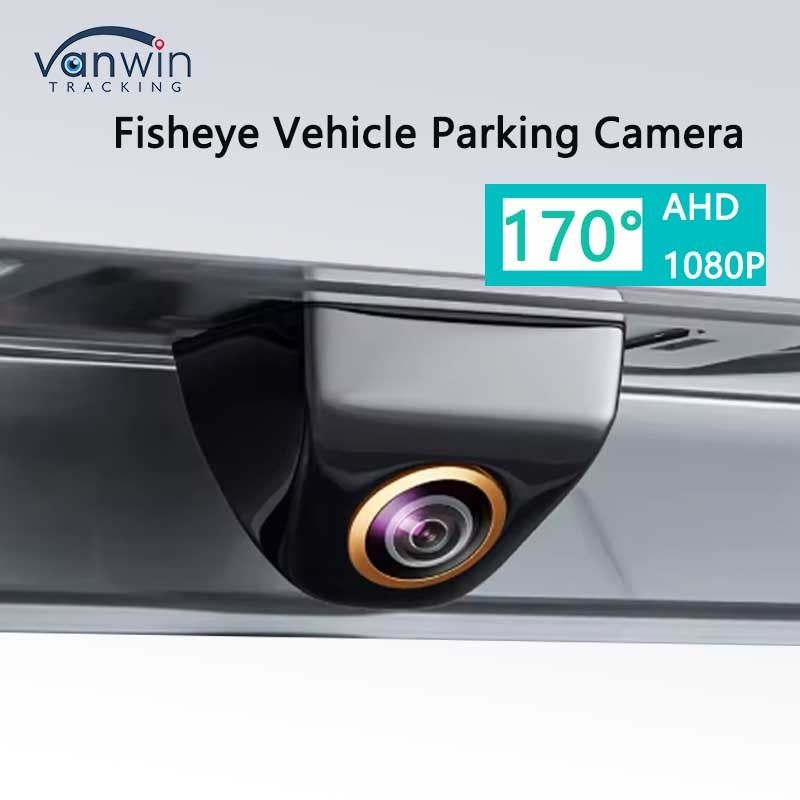 Cámara de visión trasera del automóvil 170 ° Full HD Visión nocturna inversa AHD Fisheye Cámara de aparcamiento de vehículos