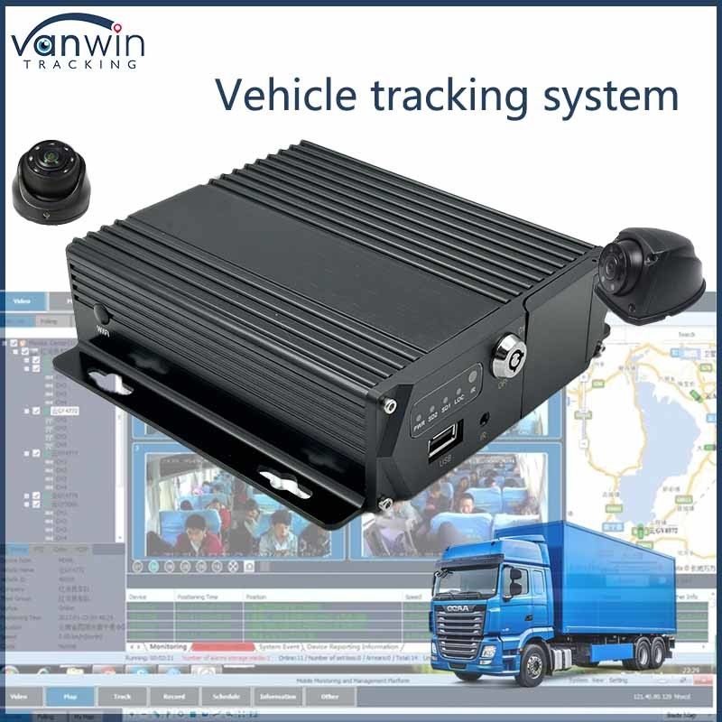 4CH Camión en tiempo real MDVR Sistema de monitoreo digital de presión de neumáticos 4G SD 1080P Función GPS del vehículo