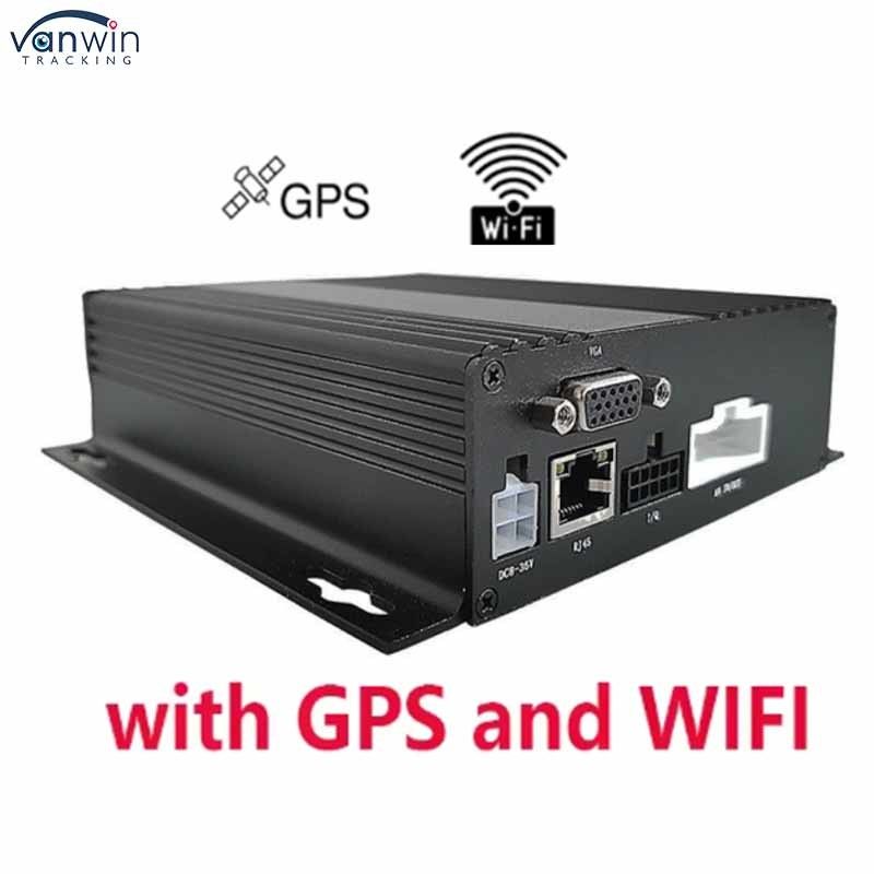 Sistema de monitoreo digital 4CH MDVR 4G SD 1080P Vehículo GPS Función WIFI para taxi camión autobús cámara DVR