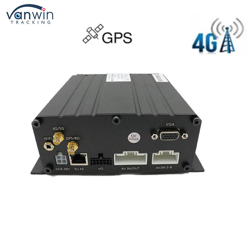 Fácil de instalar 4CH MDVR 4G WiFi Monitoreo con soporte GPS Monitoreo de la flota para taxis Camara de autobuses con software CMSV6