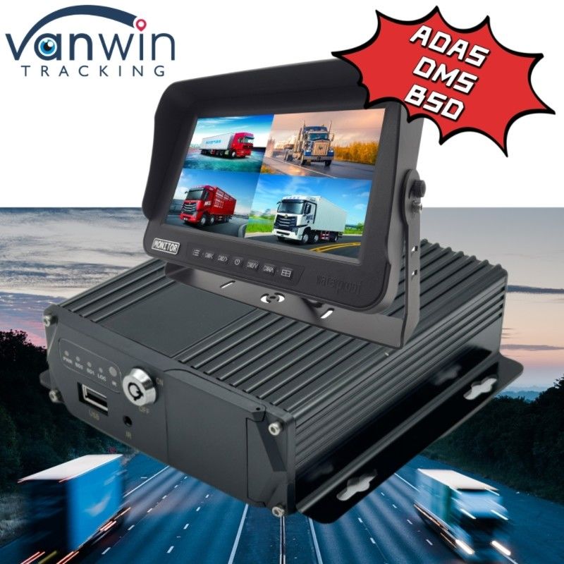 1080P AI MDVR Sistema de vigilancia de vehículos 8 CH Grabadora de alta definición para la flota de autobuses y camiones