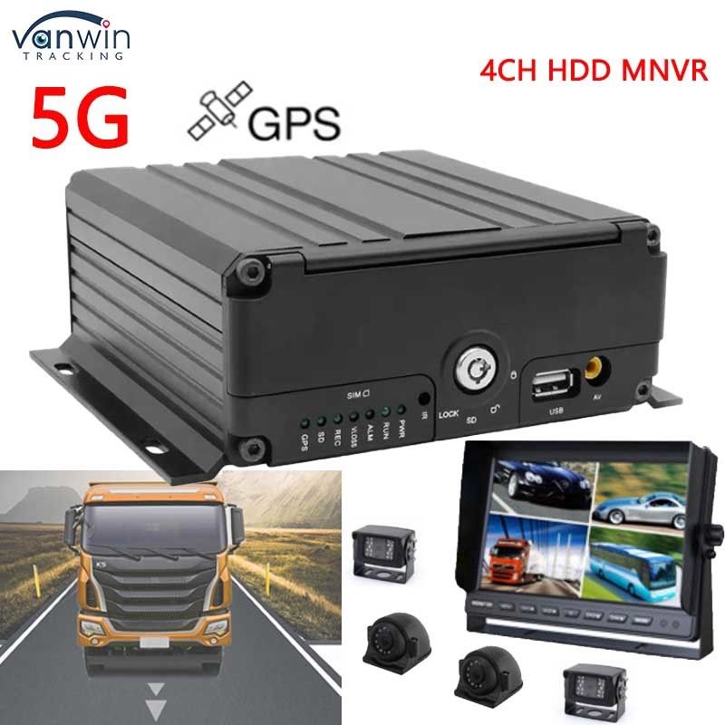 4CH NVR1080P móvil AHD 5G WIFI y GPS 1 HHD Video grabador de red
