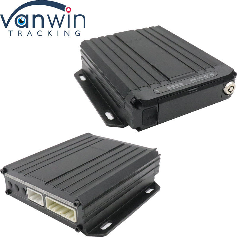1080P doble tarjeta SD 4 canales Dvr móvil con 4G GPS Wifi cámara de CCTV del vehículo
