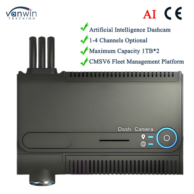 Full HD Dashcam 1-4 Canal GPS Tracked Vehicle Camera 1080P Dash Camera para el DVR de automóviles móviles de taxi en el servidor CMSV6
