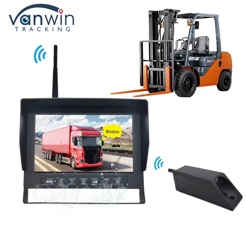 Monitoreo inalámbrico AHD de 7 pulgadas con cámara inalámbrica Kit para carretillas elevadoras