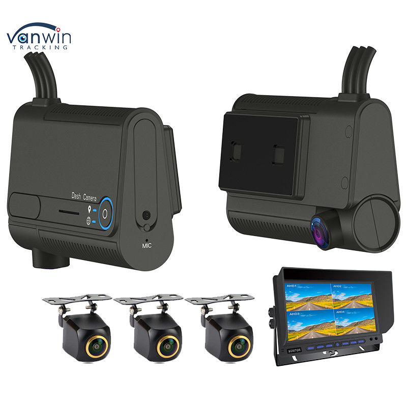 DC 12V Mini Cmsv7 H.265 1080P Cámara de vehículo Auto Dash Cam Mdvr 4g Gps Registro de control remoto 1-4 Canal Dashcam Cmsv6 Plataforma móvil Mdvr