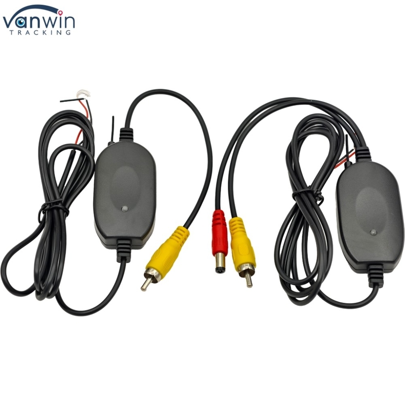 Transmisor de señal de video RCA 2.4G inalámbrico Receptor universal para automóviles cámara trasera de visión trasera 12V
