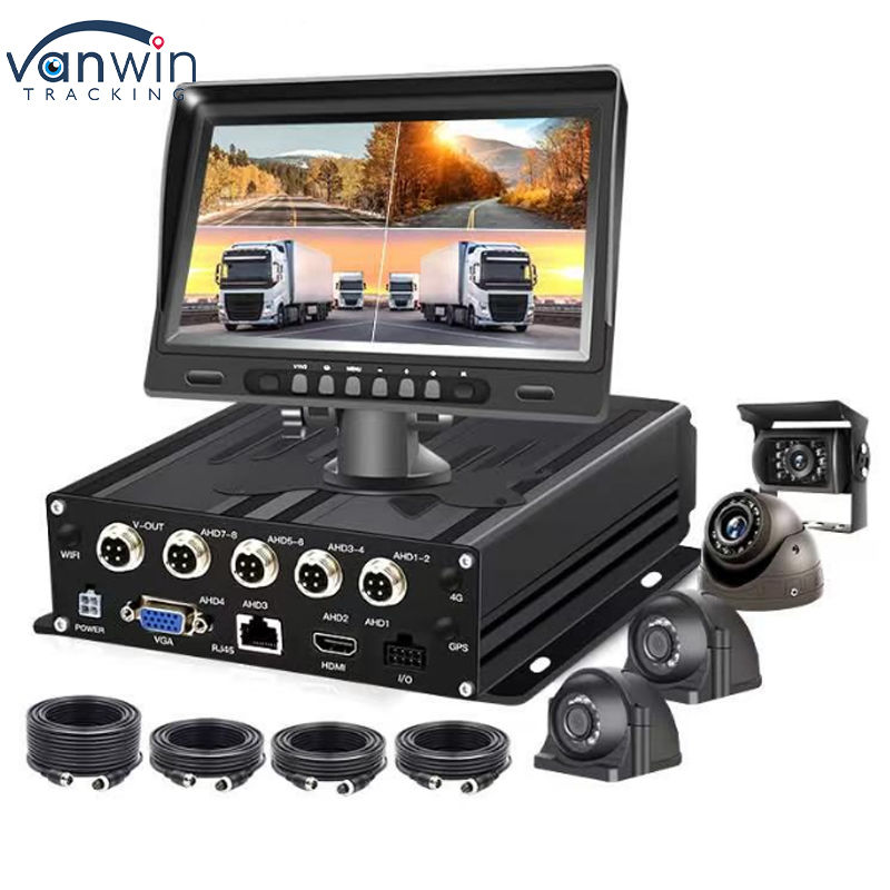 1080P 4CH DVR móvil con 4G SIM WiFi GPS Video Vehículo Camión CCTV Sistema de cámara DVR