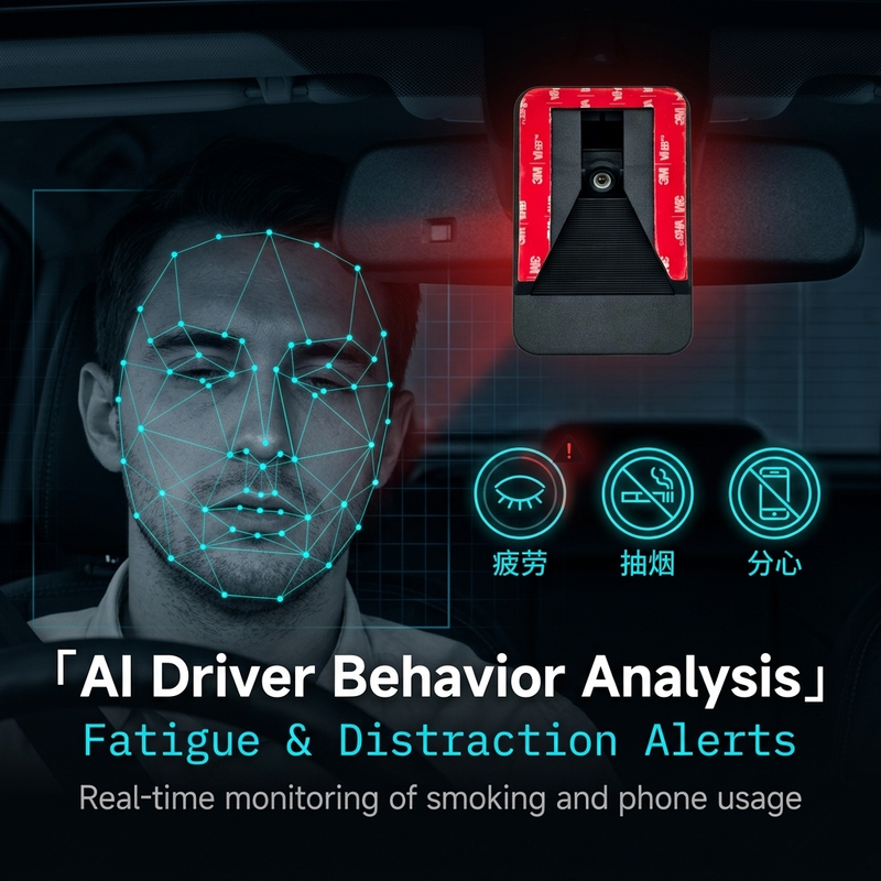 Sistema de Frenado Automático AEBS con DVR 4G y ADAS para Frenado de Emergencia Activo y Detección de Punto Ciego