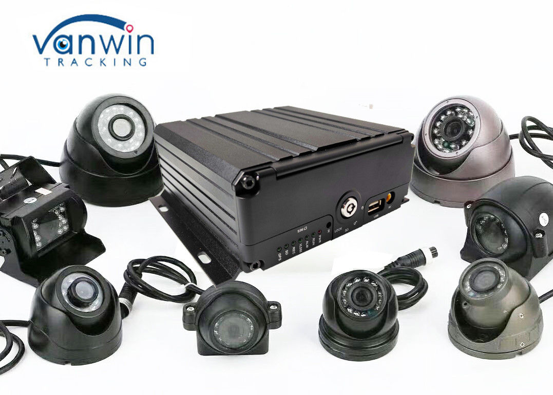 8 canales de GPS WiFi 4G RJ45 1080N Autobús de vehículos móviles DVR cámara de vídeo Kit de grabación de vídeo APP/Web/PC Vista remota de vídeo y pista