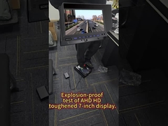 4 canales de monitor de inteligencia artificial a prueba de agua a prueba de explosiones 10 pulgadas de pantalla AHD para vehículos mecánicos