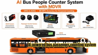Sistema de conteo de pasajeros de autobuses impulsado por IA